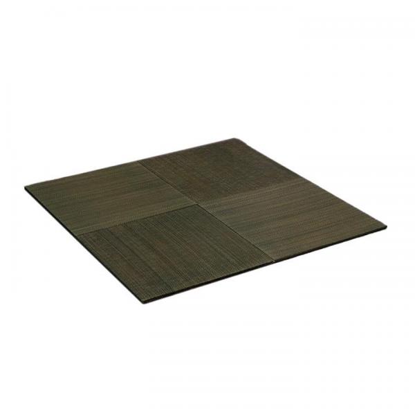 カーペット 置き畳 美畳 グリーン 70×70cm 4枚組